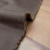 Solid Brown Cotton Twill (Medium Weight)