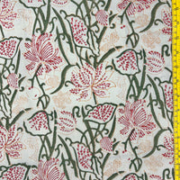 Block Print Pond Animals with Lily White