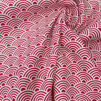 Seigaiha Waves Small Red