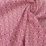 Seigaiha Waves Small Red