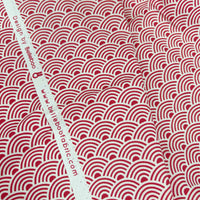 Seigaiha Waves Small Red