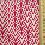 Seigaiha Waves Small Red