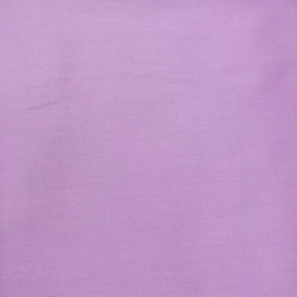 Solid Pastel Purple Cotton Twill