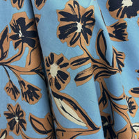 Contemporary Flowers in Turquoise