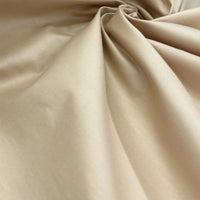 Solid Khaki Cotton Twill