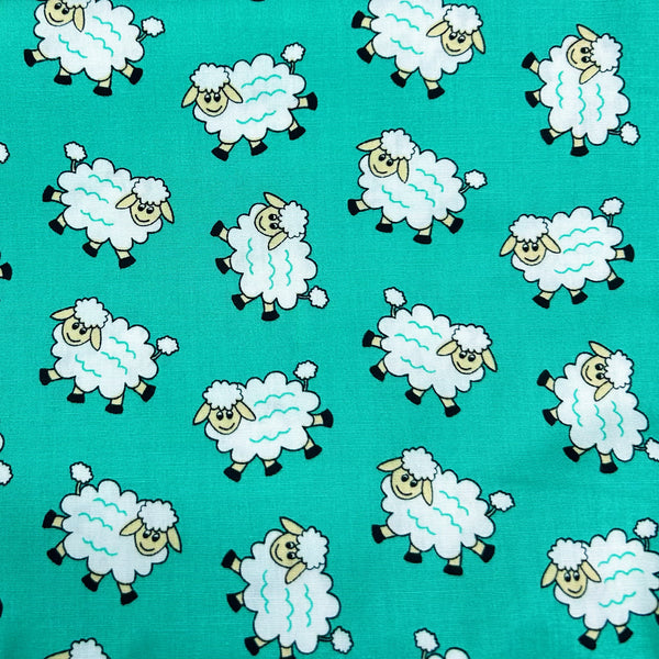 Fluffy Little Sheep Green