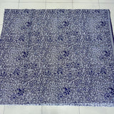 The Floral Vines Blue Batik