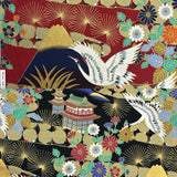 Japanese Cranes, Shrines and Mountains