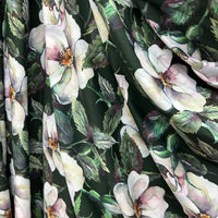 Watercolour Floral Satin Knit