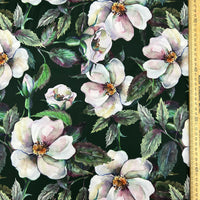Watercolour Floral Satin Knit