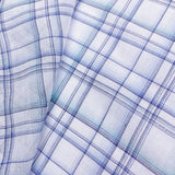 Cotton Voile Plaids with Glittery Lines
