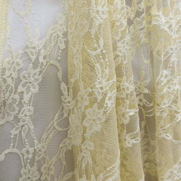 Cream Floral Laces