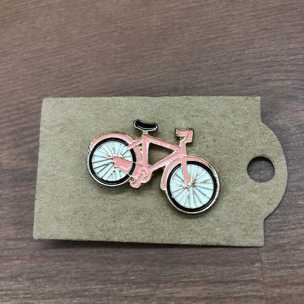 Pink Bicycle Pins