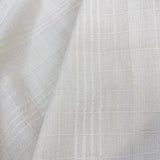 Unbleached checkered-weaved