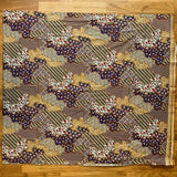 Floral and Traditional Patch Motif Batik Purple