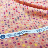 Whoo’s Hoo - Dots and Squares on Peach