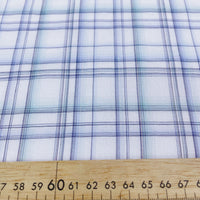 Cotton Voile Plaids with Glittery Lines