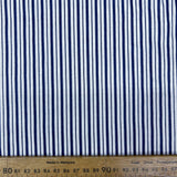 Black and Blue Mini Stripes