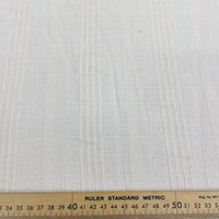 Unbleached checkered-weaved